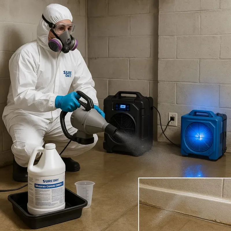 Sanitization and Odor Removal process in Caryville, TN