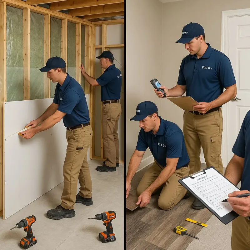 Repairs and Reconstruction process in Caryville, TN